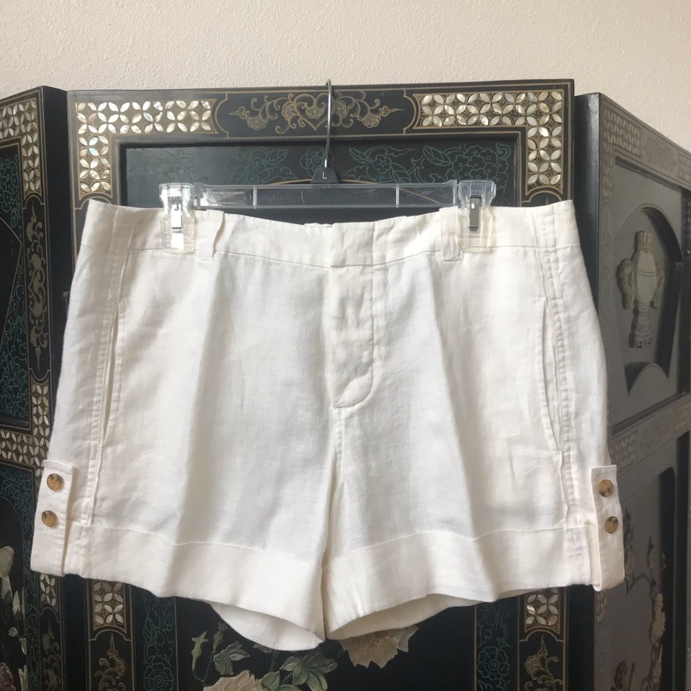 Vince 100% linen shorts